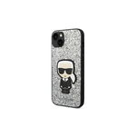 Carcasa Profesionala Karl Lagerfeld Glitter Argint pentru iPhone 14., -