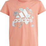 Tricou sport copii, Adidas, Bumbac, Roz, 164 cm