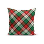 Față de pernă decorativă Minimalist Cushion Covers Flannel, 35 x 55 cm, verde - roșu