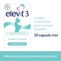 Elevit 3, 30 capsule, Bayer, BAYER Elevit 3, 30 capsule, Bayer, BAYER