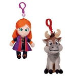 Play by play - Set 2 jucarii din plus cu breloc Anna si Sven, Frozen, 12/15 cm