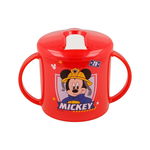 Cana cu cioc, Mickey Mouse, rosie, 230ml, Disney