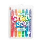 Creioane acuarela cu gel, Smooth Stix, set 6 culori