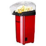 Aparat pentru Popcorn Hausberg HB910RS Premium, 1200W, Jet aer cald, Rosu, Hausberg