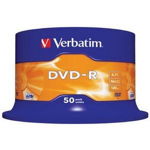 DVD-R 16X 4.7GB AZO MATT SPINDLE 50, Verbatim