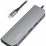 LOGILINK - multi-funcțional USB Hub-C ™, HDMI, PD, cititor de carduri, USB 3.2 Gen, LogiLink