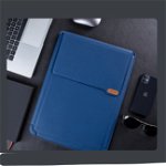 Husa universala laptop 16.1 inch Nillkin Versatile, Functie de suport si mousepad, Albastru, Nillkin