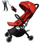 Carucior sport usor X-3 U-Rock rosu 0- 36 luni 175 grade inclinare deplasabil ca troler in varianta pliata x-3red