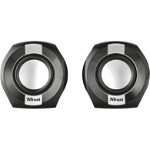 Boxe stereo trust polo compact 2.0 tr-20943, 8w, negru