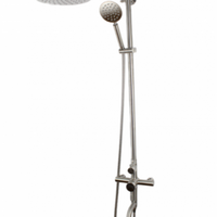 Coloană de Duș MIXXUS SUS-009-J, Monocomandă, Oțel Inoxidabil, Culoare Neagră, 120 cm, Mixxus