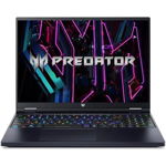 Laptop Gaming Acer Predator Helios 16 PH16-71 cu procesor Intel® Core™ i7-13700HX pana la 5.00GHz, 16", WQXGA, IPS, 240Hz, 32GB DDR5, 1TB SSD, NVIDIA® GeForce RTX 4070 8GB GDDR6, No OS, Black