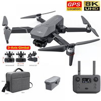 Drona CSJ KF101, WIFI 5G, camera foto 4K/8M ESC/EIS HD, stabilizator pe 3 axe, distanta de control: ~1200 m, autonomie zbor ~ 30 de minute, suport card SD, buton de Return To Home, baterie 11.1V 2500 mAh, CSJ