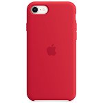 Husă de protecție Apple Husă din silicon Apple iPhone SE roșie (produs roșu), Apple