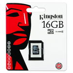 Card de memorie Kingston MicroSDHC, 16GB, Class 4