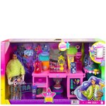 Set de joaca Barbie Extra Style - Masuta de machiaj si accesorii