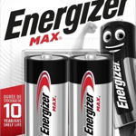 Baterii alcaline ENERGIZER C, 1.5V, 2 bucati