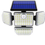Lampa solara 292 LED cu 4 casete si senzor miscare, GAVE