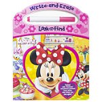 Disney Minnie Mouse - Write-And-Erase Look and Find [With Marker], Board book - ***