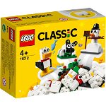Lego classic - caramizi albe creative - 60 piese