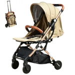 Carucior sport usor S-16 BUF BOOF 0- 36 luni 180 grade inclinare deplasabil ca troler in varianta pliata, Oxford Khaki