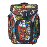 Ghiozdan scoala Explorer, Lego Core Line design NinjaGo Comic, Lego