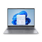 Laptop Lenovo ThinkBook 16 G6 IRL, 16" WUXGA (1920x1200) IPS 300nits Anti-glare, 45% NTSC, Intel® Core™ i5-1335U, 10C (2P + 8E) / 12T, P-core 1.3 / 4.6GHz, E-core 0.9 / 3.4GHz, 12MB, Video Integrated Intel® Iris® Xe Graphics Functi, Lenovo
