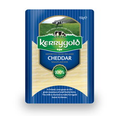 Brânză Cheddar alb felii 150g Kerrygold Brânză Cheddar alb felii 150g Kerrygold