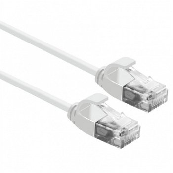 Cablu de retea Slim cat 6A UTP LSOH 0.15m Alb, Roline 21.15.0978, Roline