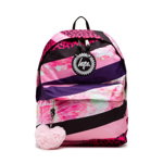 HYPE Rucsac Dark Pink Stripe Crest Backpack YVLR-653 Roz