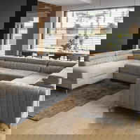 Coltar extensibil stanga 6 locuri ELTAP, LT-20MAR, Louis, 347x202x92 cm, lemn/poliester, bej deschis, ELTAP