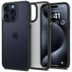 Husa pentru iPhone 15 Pro - Spigen Ultra Hybrid - Frost Black, SPIGEN