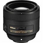 Pachet Nikon AF-S NIKKOR 85mm Obiectiv Foto DSLR f 1.8G+Manfrotto Filtru UV Slim, Nikon