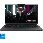 Laptop Gaming Gigabyte Aorus 7 9KF, 17.3'', FHD 360Hz, Intel Core i5-12500H, 16GB DDR4, 512GB SSD, GeForce RTX 4060, Free DOS, Black