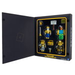 Roblox - pachet cu patru personaje iconice si accesorii (15th anniversary gold collector's box)