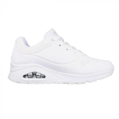Pantofi sport de piele ecologica Uno Stand On Air - Alb, Skechers Pantofi sport de piele ecologica Uno Stand On Air - Alb, Skechers