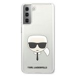 Husa de protectie Karl Lagerfeld Head pentru Samsung Galaxy S21+ 5G, Transparent