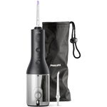 Irigator bucal PHILIPS Sonicare Cordless Power Flosser 3000 HX3826/33, 2 capete, negru