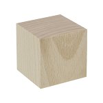 Cub lemn natur 4x4x4cm, Galeria Creativ