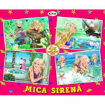Puzzle Mica sirena (4 imagini - 59 piese)