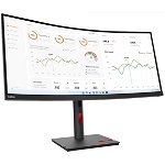 Monitor Lenovo ThinkVision T34w-30, 34" (3440x1440) WLED, Anti-glare, Curvature: 1500R, Speakers: Modular Soundbar Support, View Angle (H / V): 178° / 178°, Response Time: 4 ms (Extreme mode) / 6 ms (Typical mode), Color Support: 16.7 Millio, Lenovo