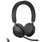 Casti cu microfon Jabra Evolve2 65, Link380a UC Stereo, Negru