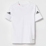 adidas Performance tricou copii culoarea alb, cu imprimeu, adidas Performance