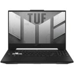 Laptop Gaming Asus TUF Dash F15 FX517ZE, 15.6", Full HD, 144 Hz, Intel Core i7-12650H, 16GB RAM, 512GB SSD, GeForce RTX 3050 Ti, No OS, Off Black
