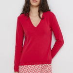 United Colors of Benetton pulover de bumbac culoarea roz, light, 1091D4625, United Colors of Benetton