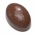 Matrita Policarbonat Oval Diamant 21 Praline Ciocolata 3.5 x 2.45 x H 1.9 cm, 13 g