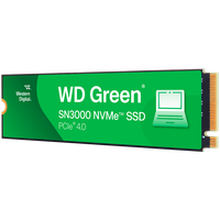 Solid State Drive (SSD) Western Digital Green SN3000 NVMe SSD, 1TB