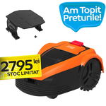 Pachet Robot de tuns gazonul iHunt RoboMower + Garaj de protecție iHunt Robomower