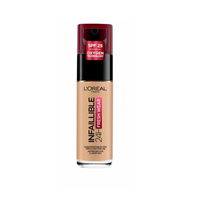 Fond de ten rezistent la transfer Infaillible 32H Fresh Wear, 140 Golden Beige, 30 ml, Loreal Paris