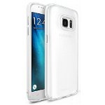 Husa Samsung Galaxy S7 Ringke Frost WHITE + BONUS folie protectie display Ringke