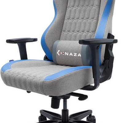 Scaun gaming Inaza Gunner gri cu albastru